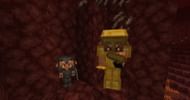 Bartering with Piglins (Image via Mojang)